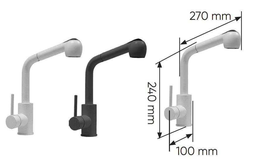 Vòi rửa đá KAFF KF-C5