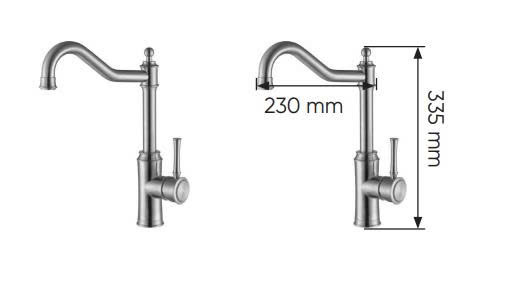 Vòi Rửa Inox KAFF KF-FC606