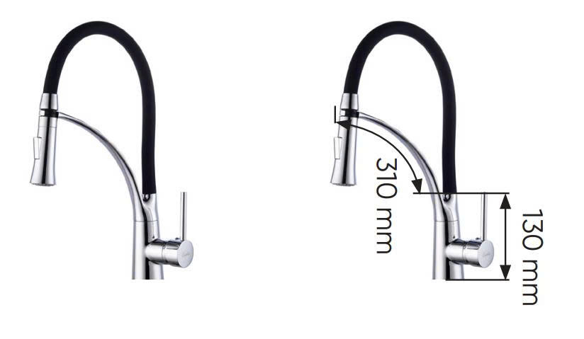 Vòi Rửa Inox KAFF KF-FC9103