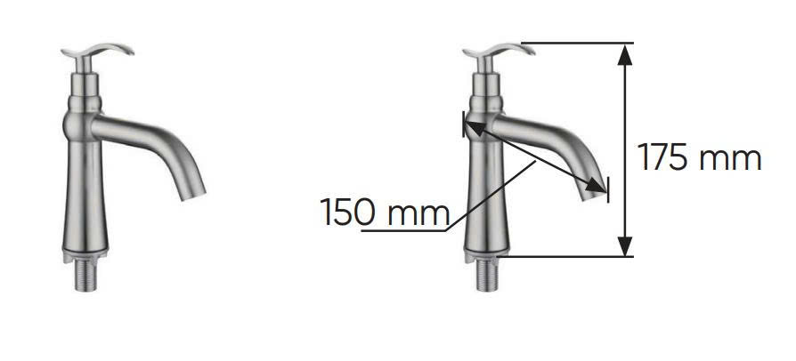 Vòi Rửa Inox KAFF KF-FC005