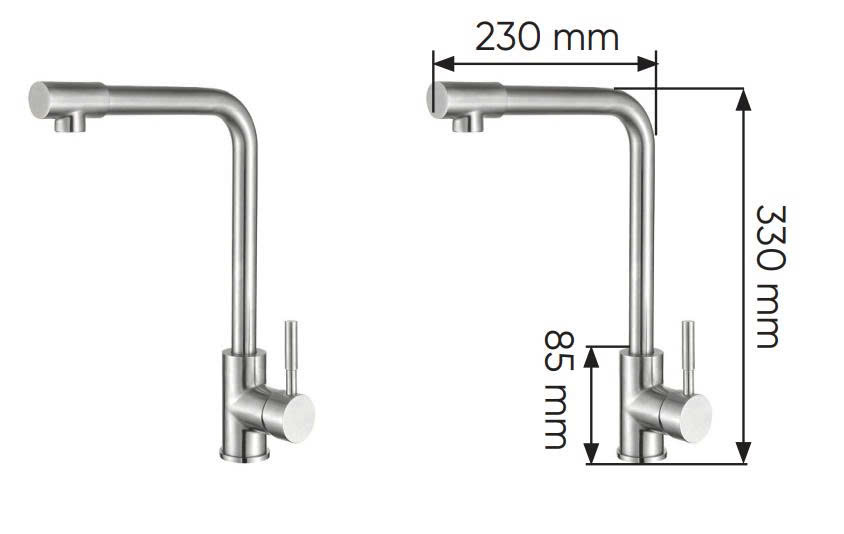 Vòi Rửa Inox KAFF KF-FC8327X