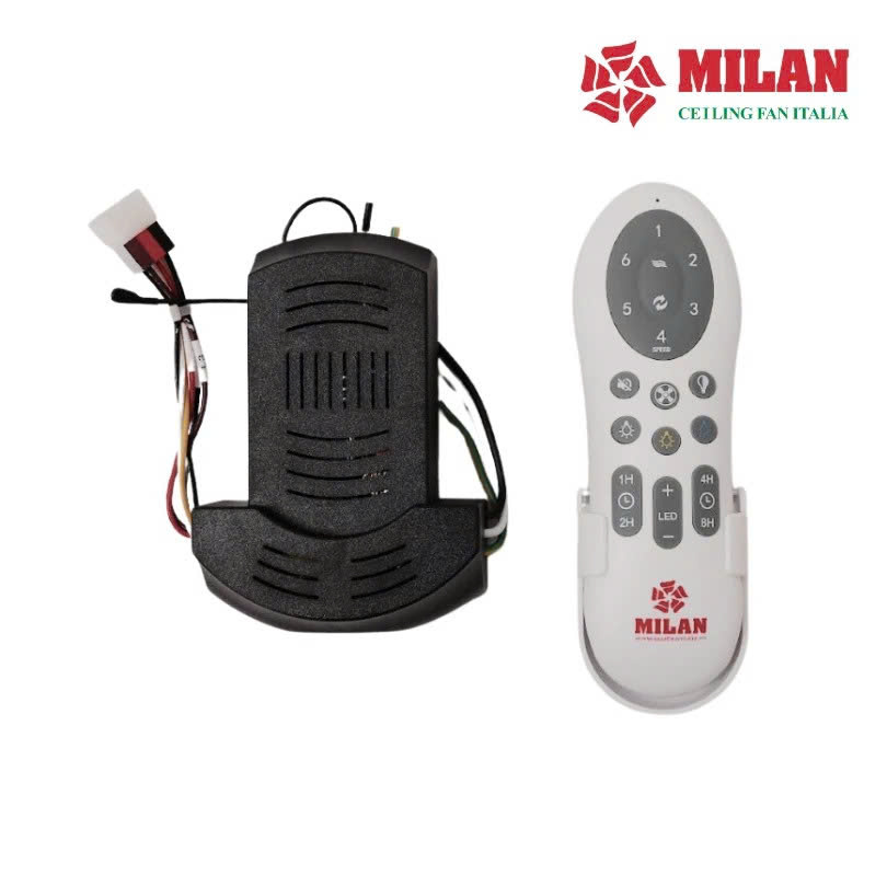Quạt Trần FENGYE-MILAN FY588 Màu Đen