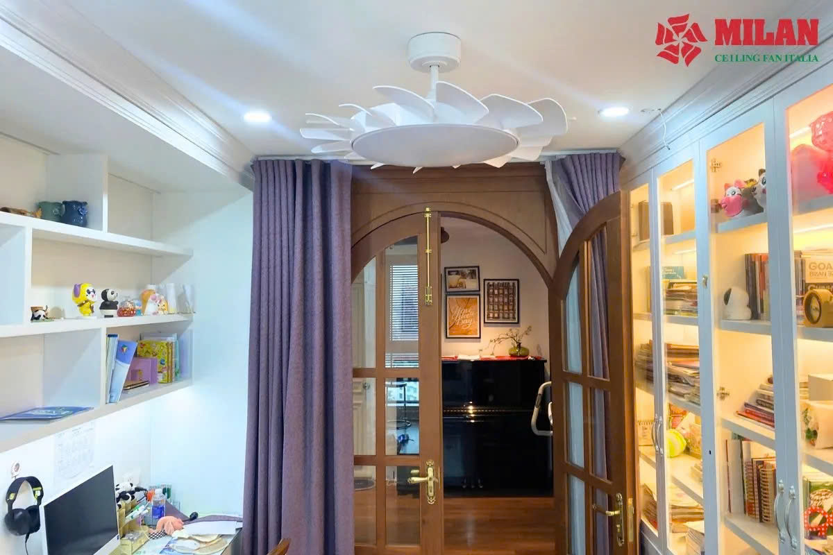 Quạt Trần FENGYE-MILAN FY566 Màu Trắng