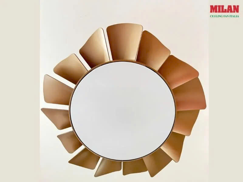 Quạt Trần FENGYE-MILAN FY566 Màu Đen Cà Phê