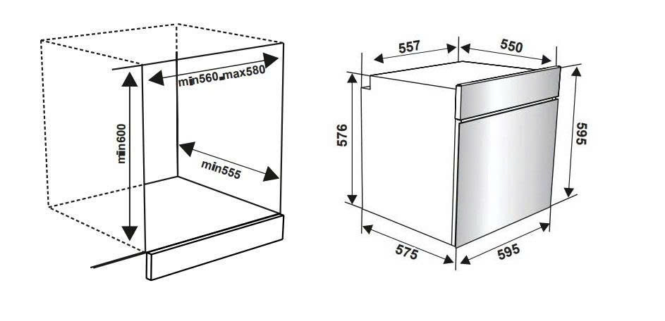 Lò nướng âm tủ KAFF KF-T90S PLUS