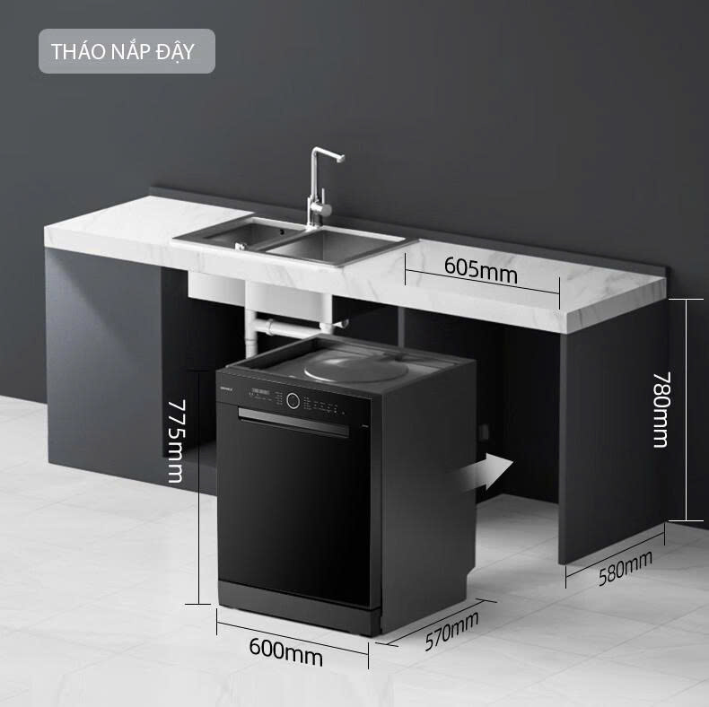 Máy Rửa Chén GrandX SMS8GX89G