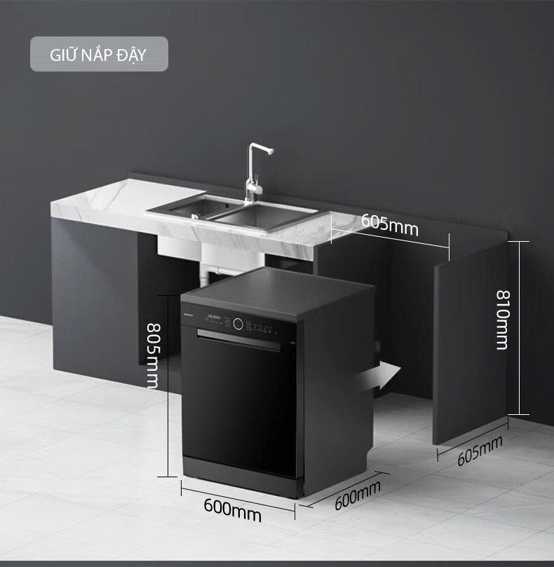 Máy Rửa Chén GrandX SMS8GX89G