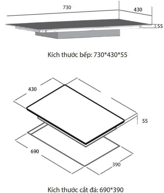Bếp từ SPELIER  SMA 640S