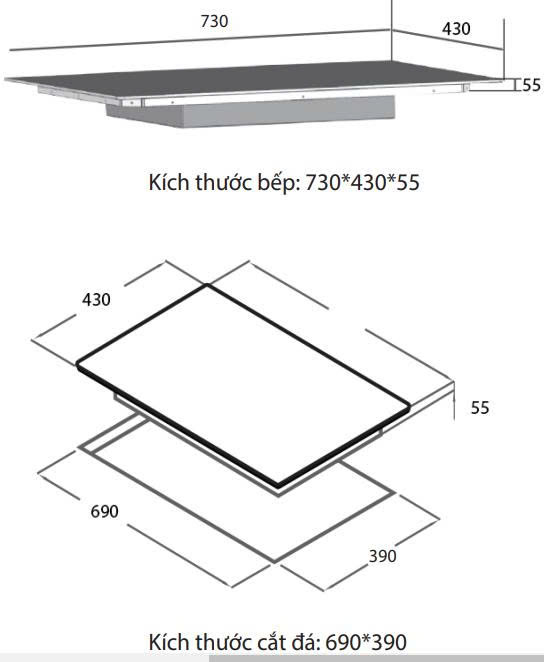 Bếp từ SPELIER SMA 650S