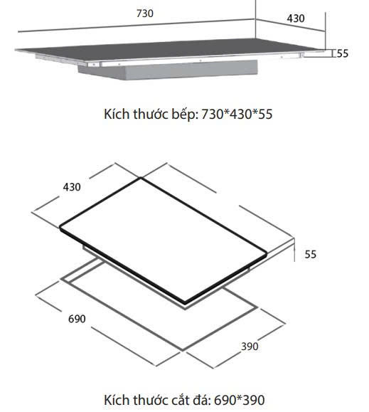 Bếp từ SPELIER SMA 660S