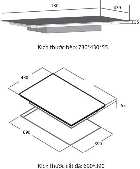 Bếp từ SPELIER SMA 670S