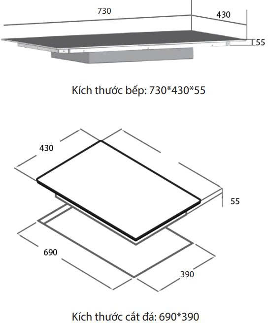 Bếp từ SPELIER SMA 670S