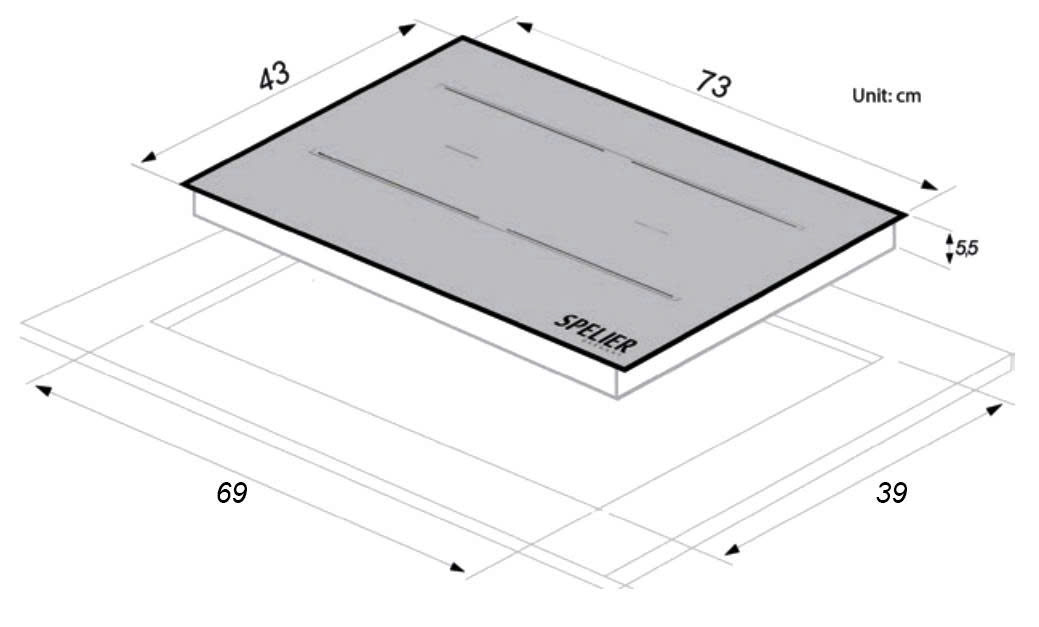 Bếp từ SPELIER SPM T85C