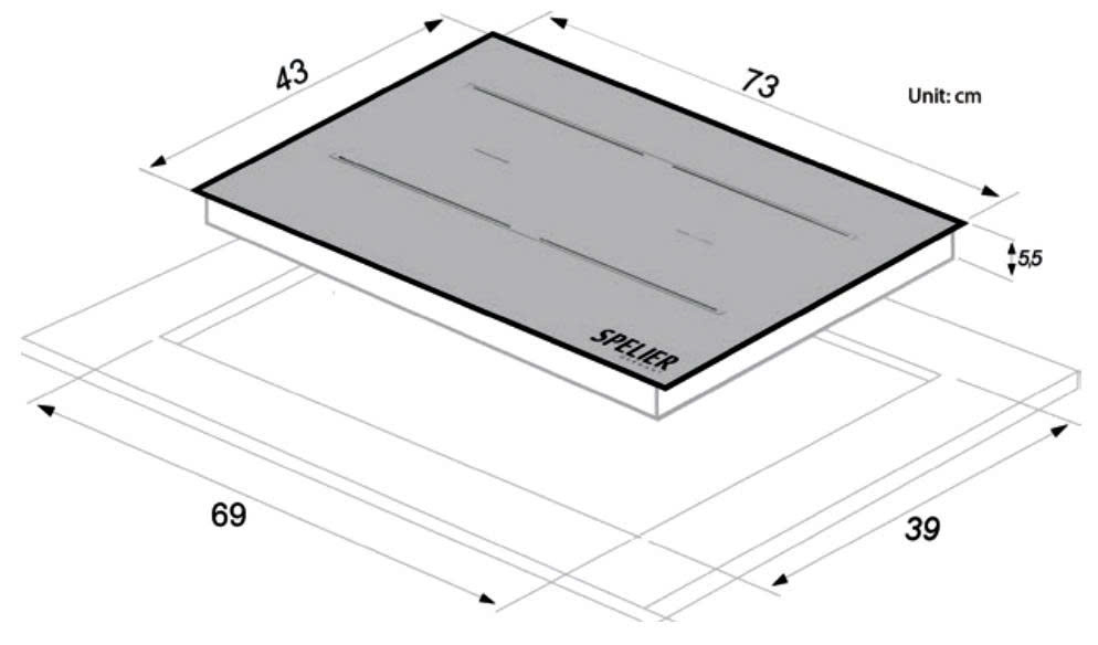 Bếp từ SPELIER SPM T93N