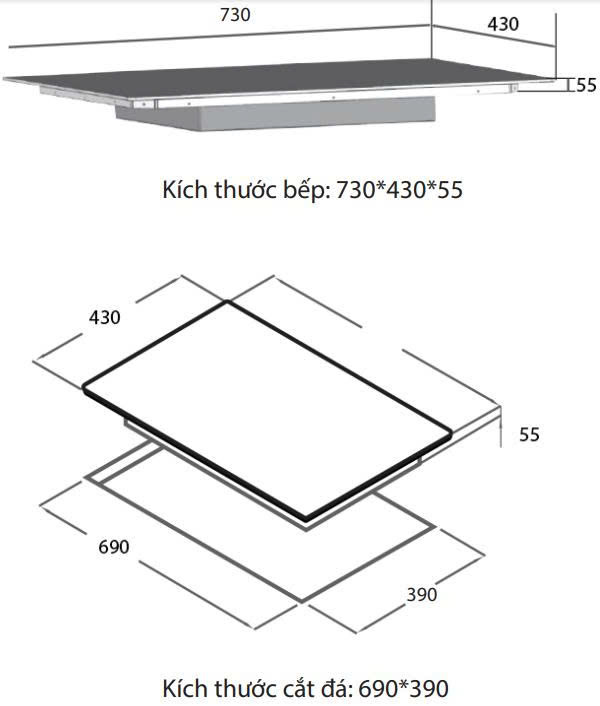 Bếp từ SPELIER STL 210C