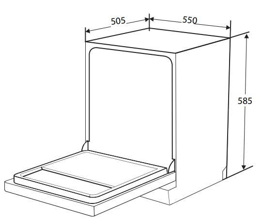 Máy Rửa Chén GrandX SMS6GX10G