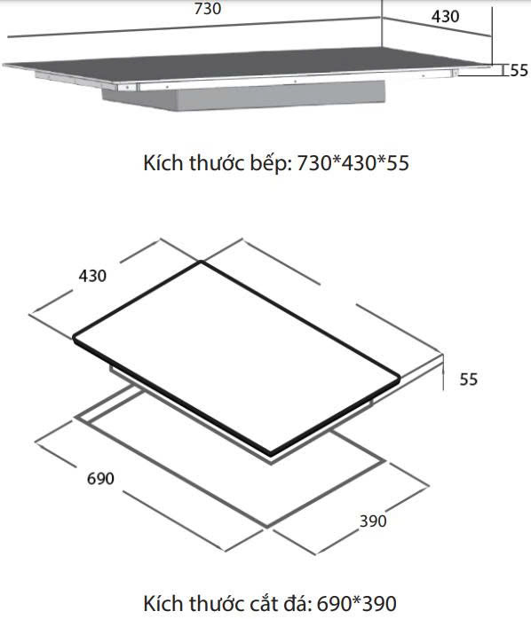 Bếp từ SPELIER STL 240C