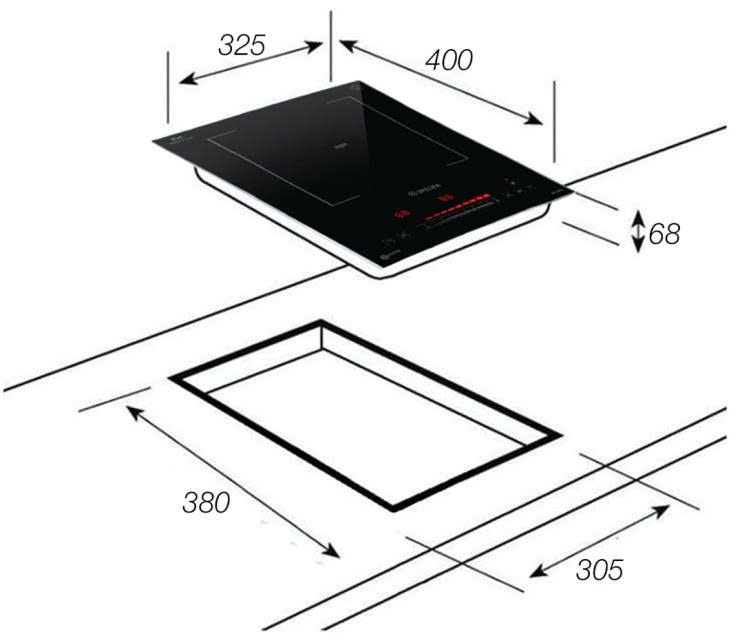 Bếp từ đơn SPELIER SP 101S
