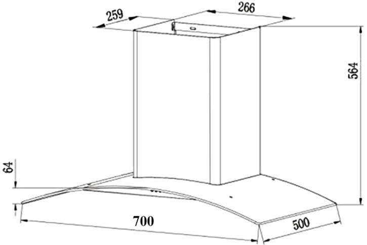 Máy Hút Mùi SPELIER SP 651 G ( Black )