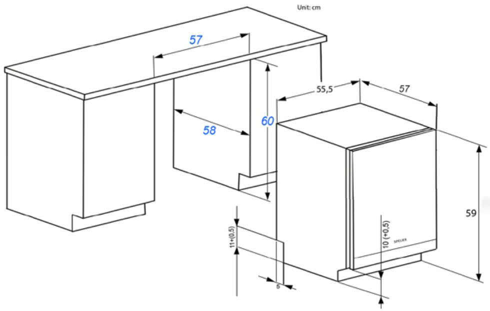 Máy rửa chén SPELIER SP DW 9X01