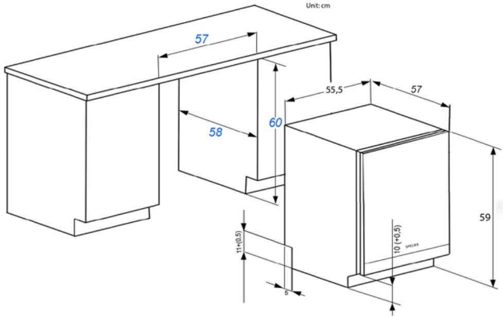 Máy rửa chén SPELIER SMS 09 DW-01X
