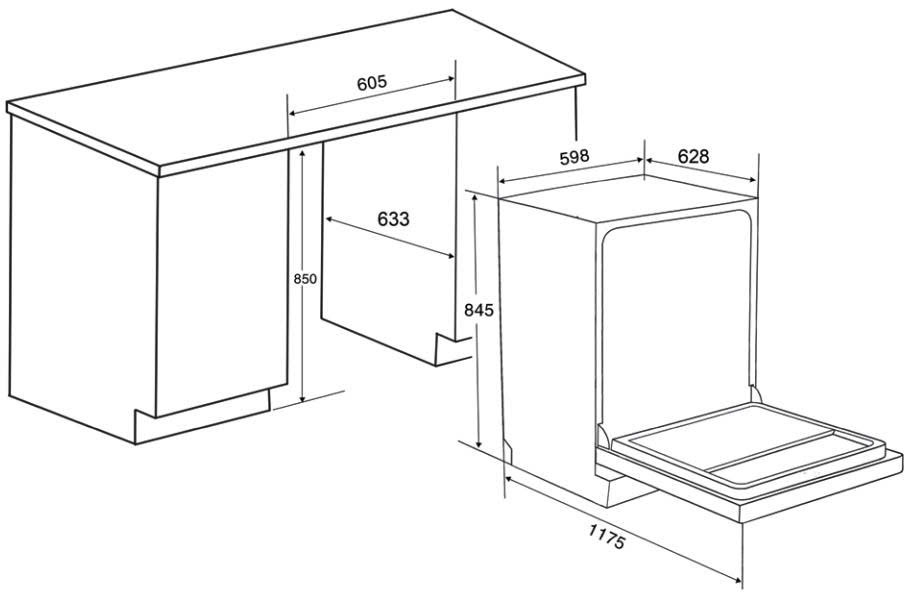 Máy rửa chén SPELIER SP 16DWKT/G