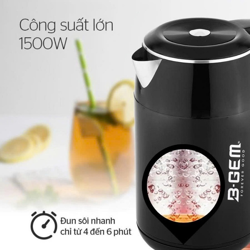 Bình đun siêu tốc B-gem BG-09A