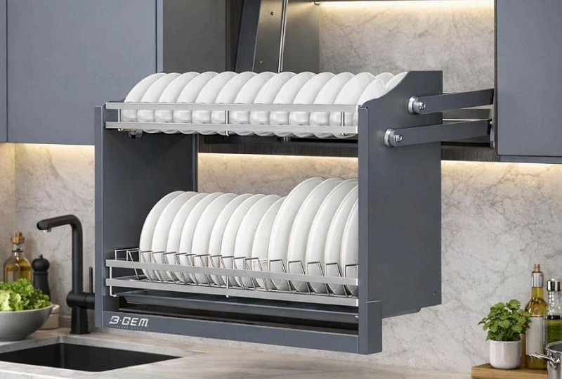 Kệ Bát Đĩa Nâng Hạ Điện B-gem BG-KCVIP02.800