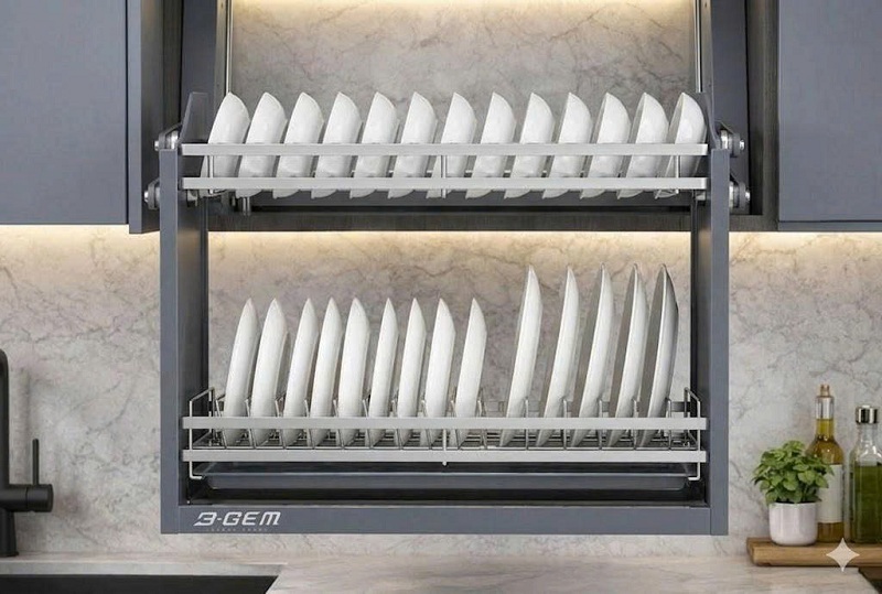 Kệ Bát Đĩa Nâng Hạ Điện B-gem BG-KCVIP02.800