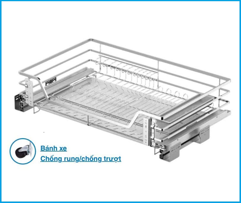 Giá Bát Đĩa Nan Dẹt B-gem BG-KC02A.700 | KC02A.800 | KC02A.900