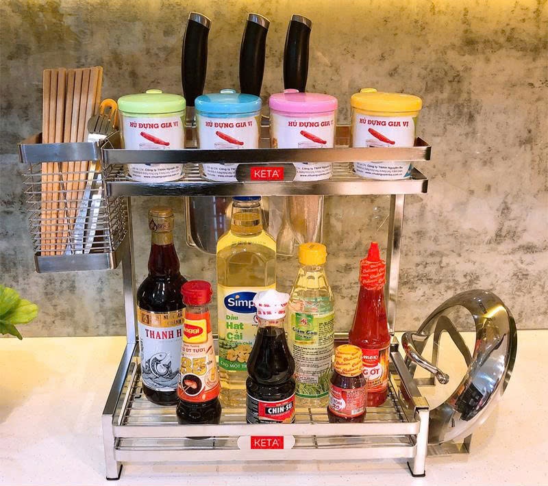 Kệ Gia Vị 2 Tầng B-gem BG-KGV04