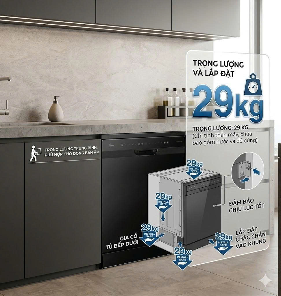 Máy Rửa Bát Canzy CZ-D777711C