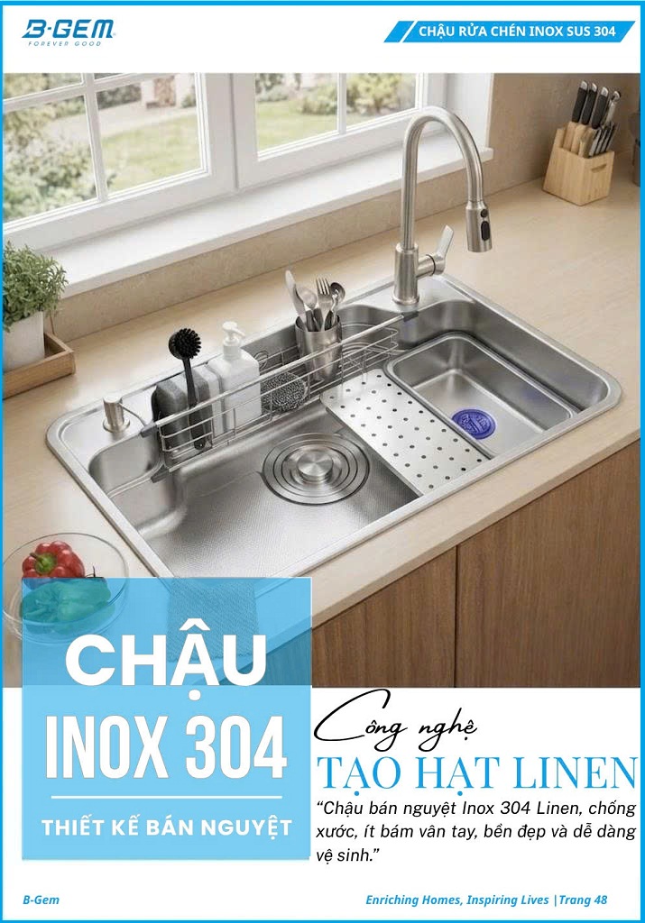Chậu Rửa B-GEM BG-7848CPH