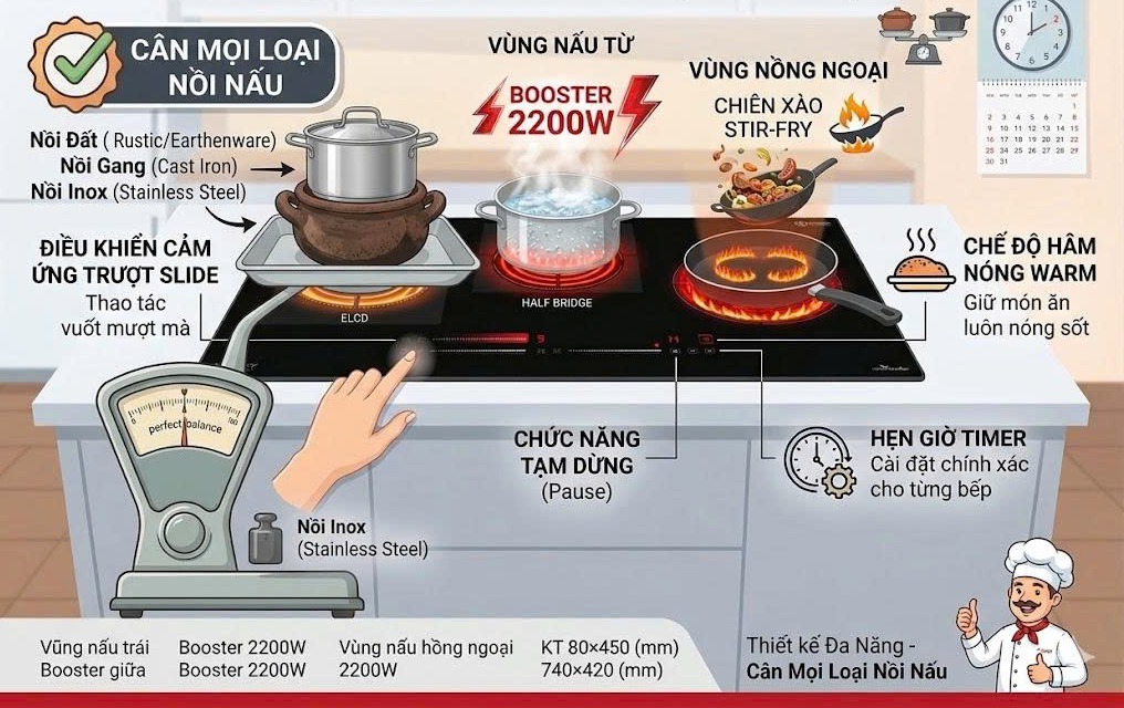 Bếp Điện Từ Canzy CZ-032T