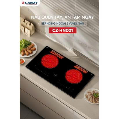 Bếp hồng ngoại đôi Canzy CZ-HN001