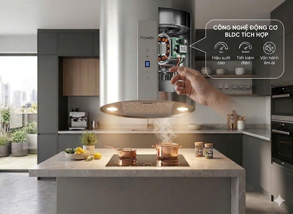 Máy hút mùi Canzy CZ-H601DI