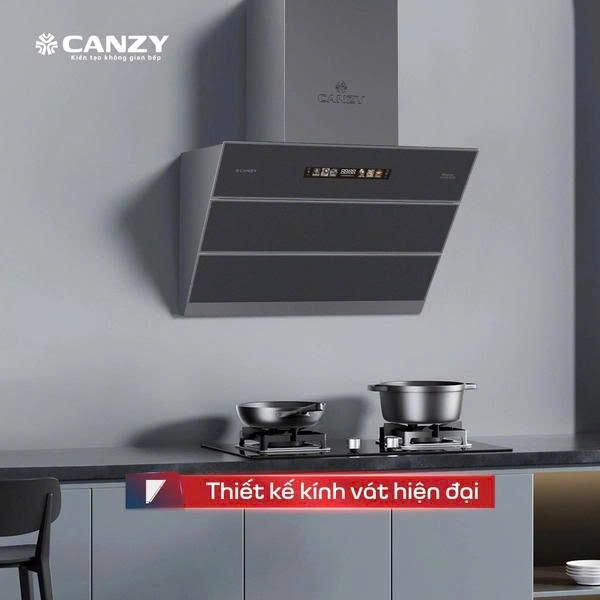 Máy hút mùi Kính Vát Canzy CZ-VDC ELITE