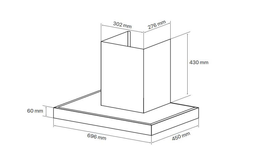 Máy hút mùi Canzy CZ-H245CT