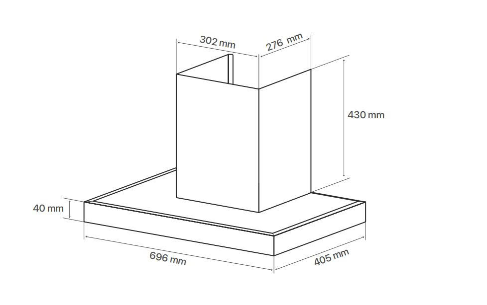 Máy hút mùi Canzy CZ-H1470CT