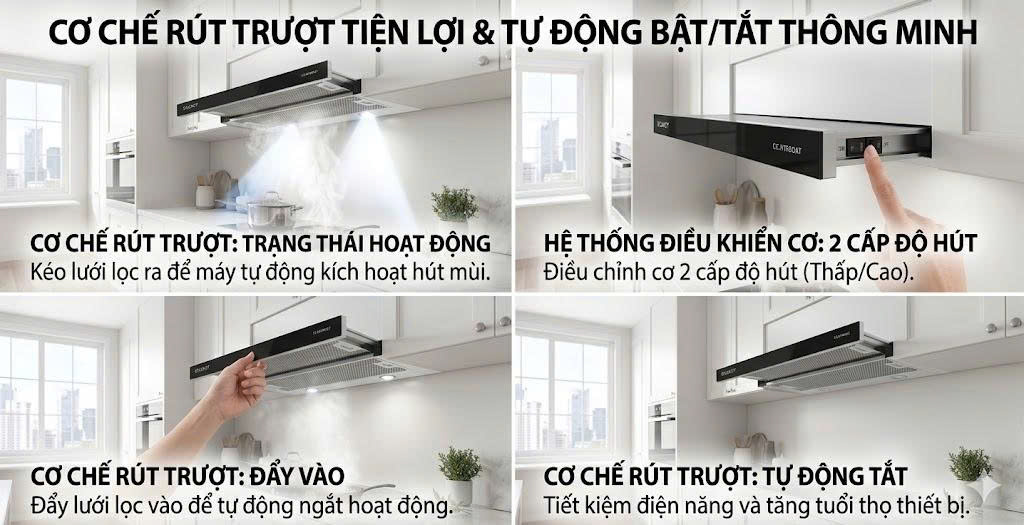 Máy Hút Mùi Canzy CZ-H1060AT