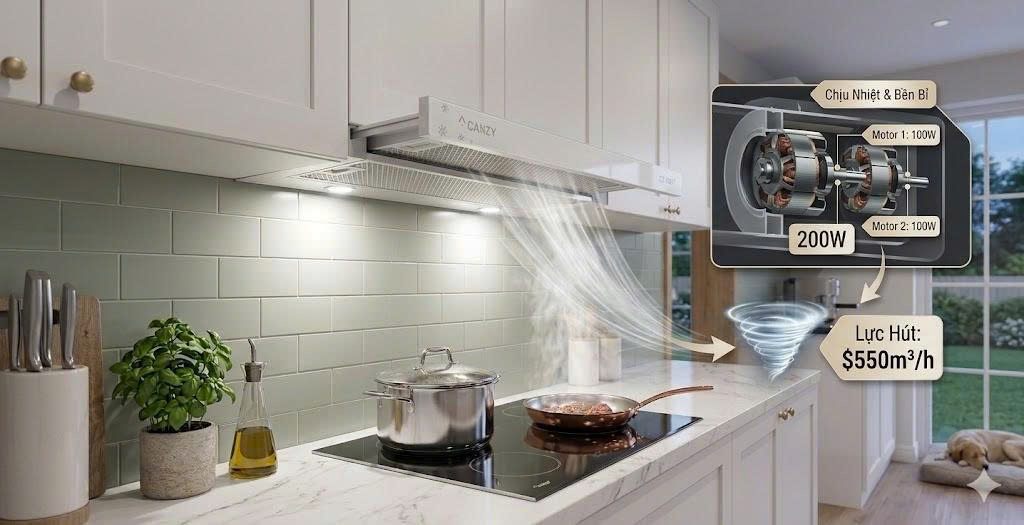 Máy Hút Mùi Canzy CZ-H1570AT