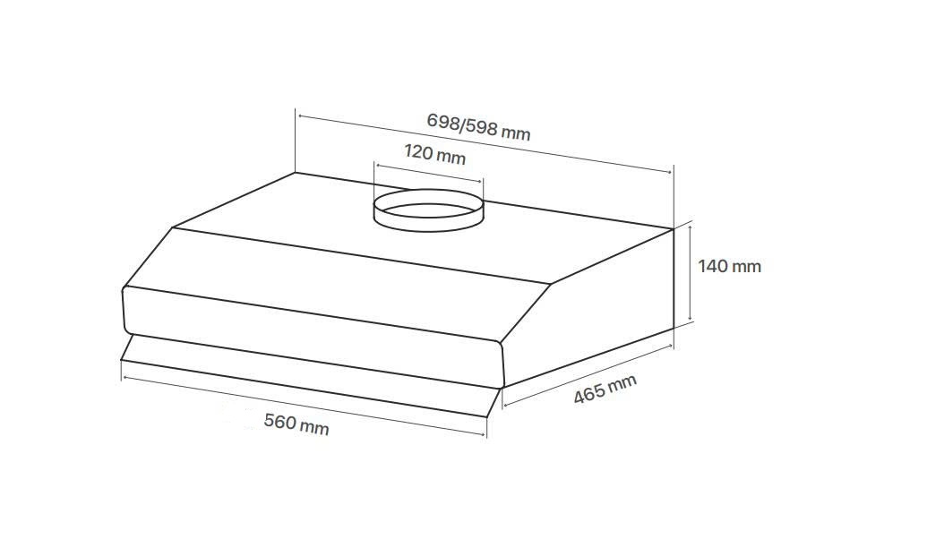 Máy hút mùi Canzy CZ-H2160CD