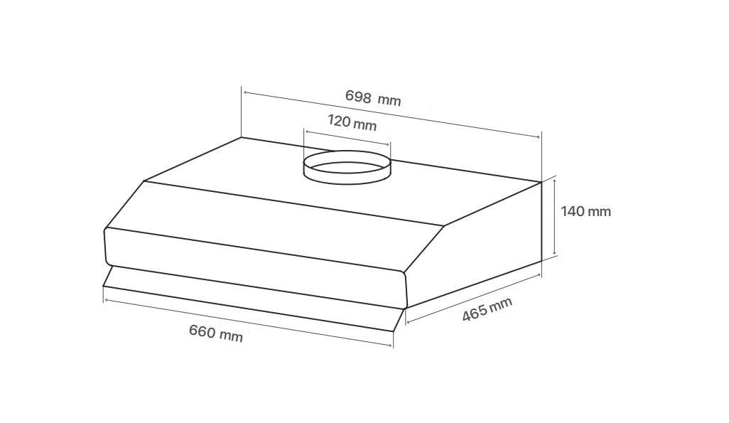 Máy hút mùi Canzy CZ-70B50