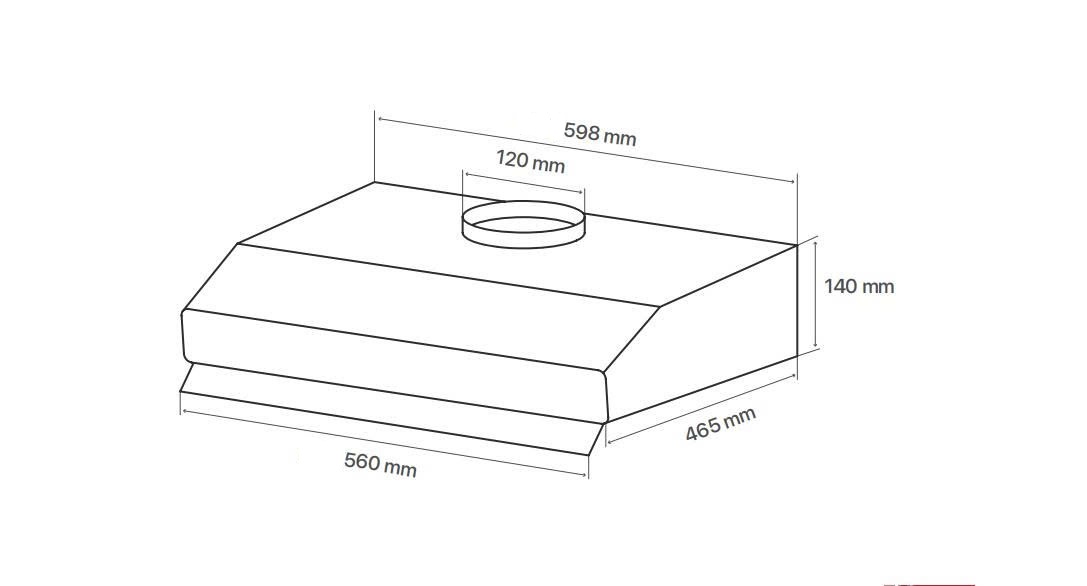 Máy hút mùi Canzy CZ-60B50