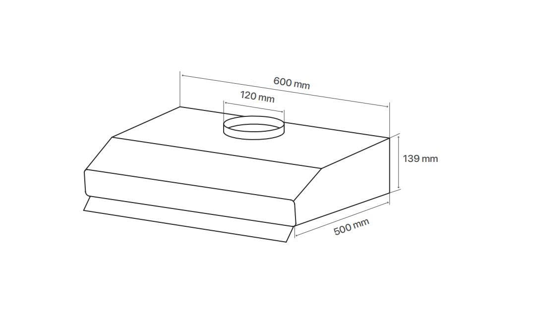 Máy hút mùi Canzy CZ-2266BB