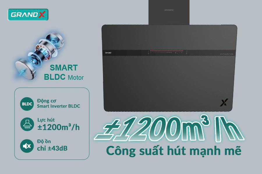Máy Hút Mùi GRANDX GX H90S86G