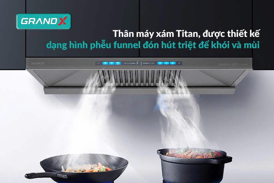 Máy Hút Mùi GRANDX GX-H70T81G / GX-H70T81SG