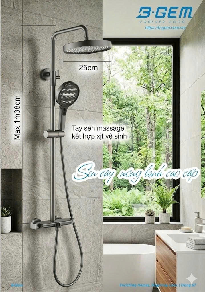 Sen Tắm B-GEM BG-1009RSX