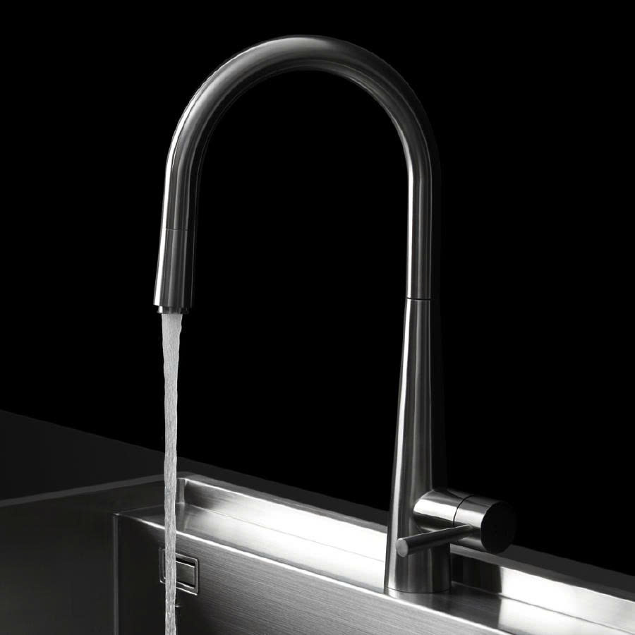 Vòi nnóng lạnh dây rút inox 304 K095SS