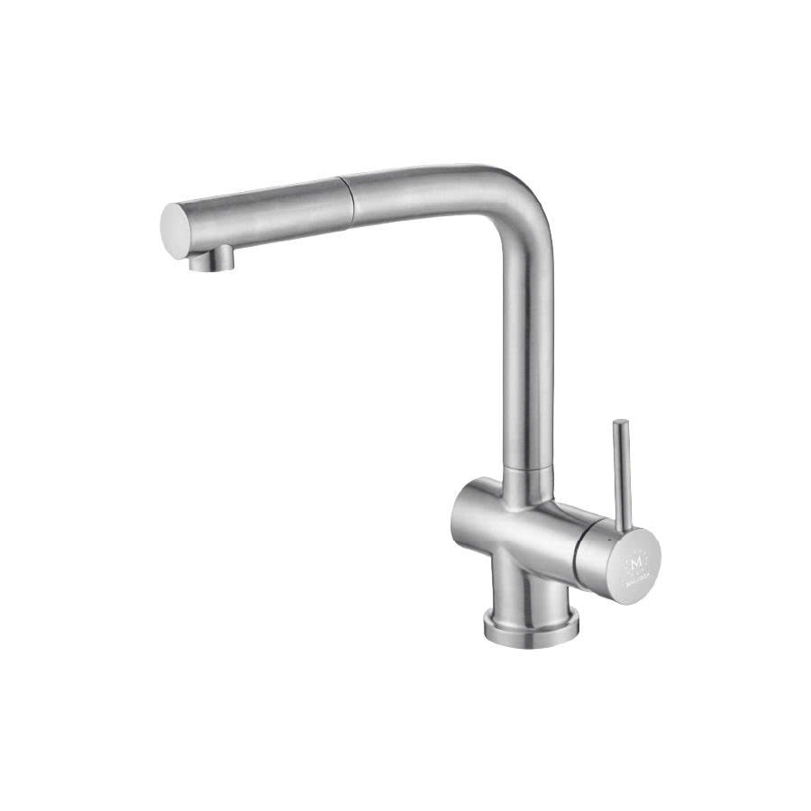 Vòi nóng lạnh dây rút inox 304 Malloca K103SS